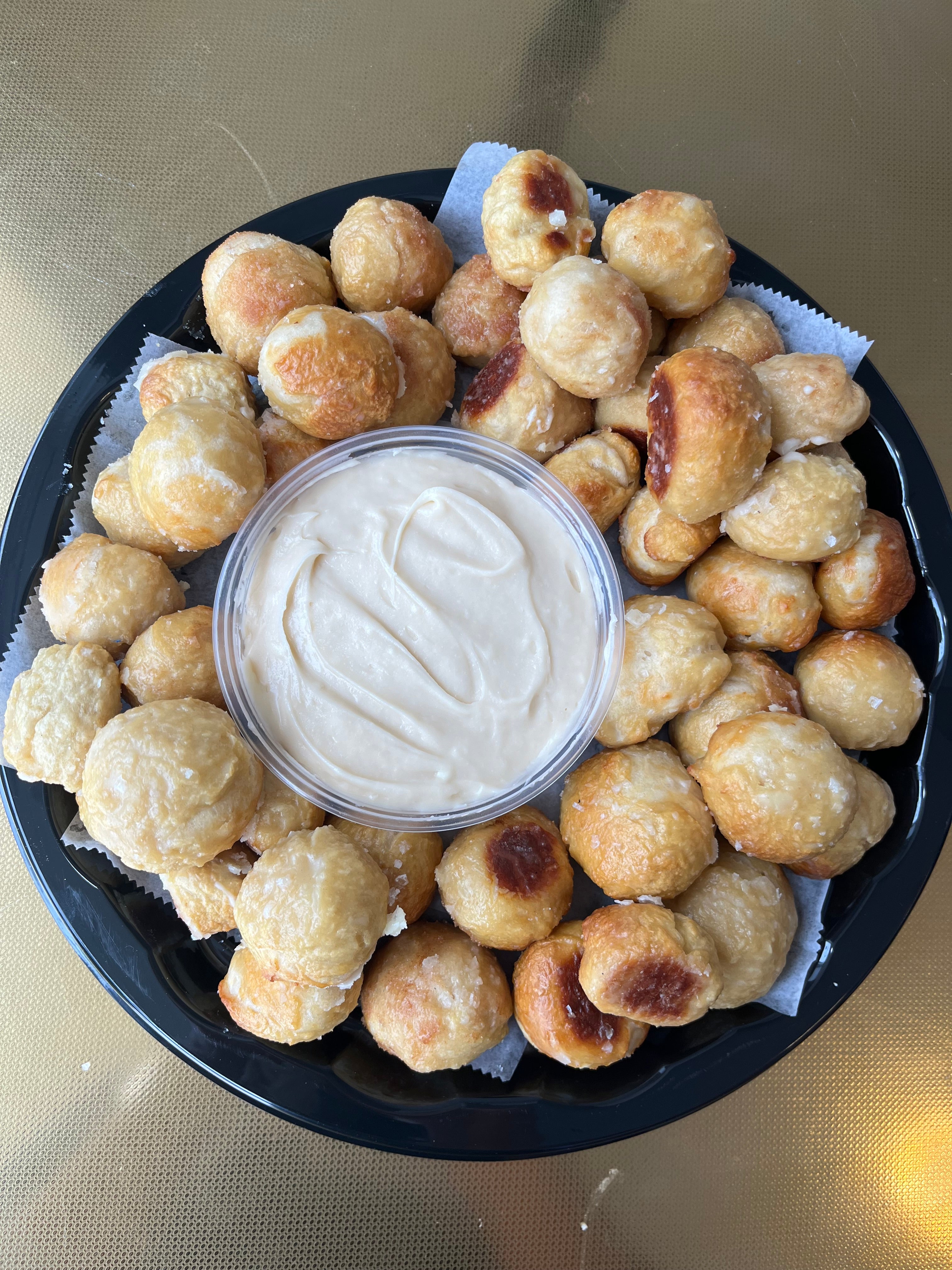 Pretzel bite platters